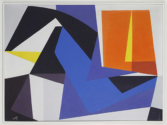 Otto Ritschl - Komposition 1957/26 - Frame image