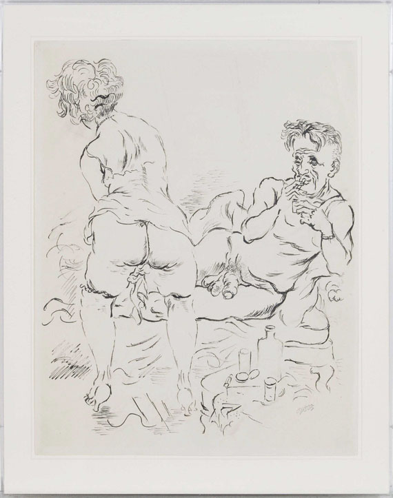 George Grosz - Couple - Frame image