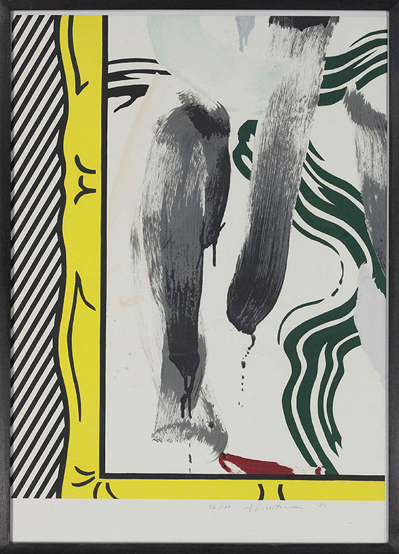 Roy Lichtenstein - Against Apartheid - Frame image