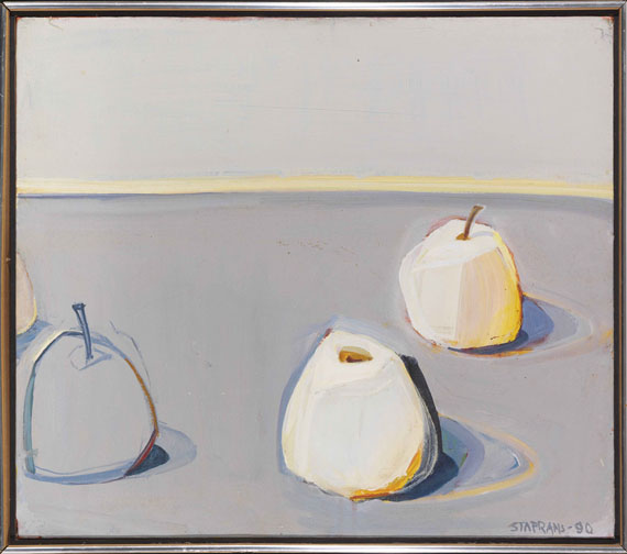 Staprans - Still life with the baked sunshine apples