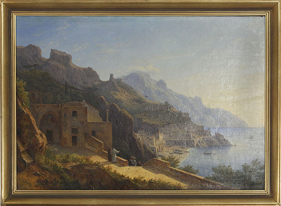 Morgenstern - Blick auf das Kapuzinerkloster bei Amalfi