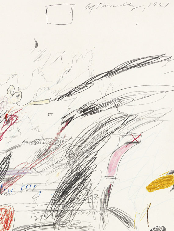 Cy Twombly - Untitled (Notes from a Tower) - 