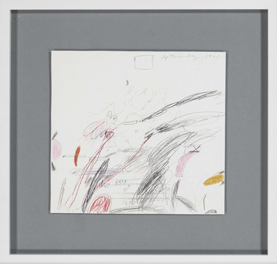 Cy Twombly - Untitled (Notes from a Tower) - Frame image