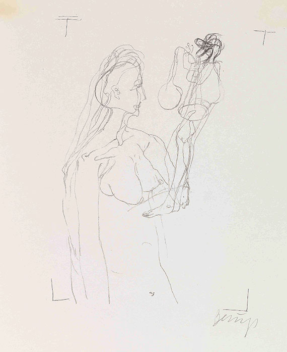 Joseph Beuys - 12 Drawings After ´Codices Madrid´ By Leonardo Da Vinci inkl. Buch - 