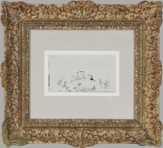 Paul Klee - Belebter Strand - Frame image