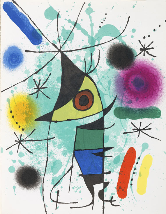 Joan Miró - F. Mourlot, Joan Miró. Lithographe. Bd. I-III