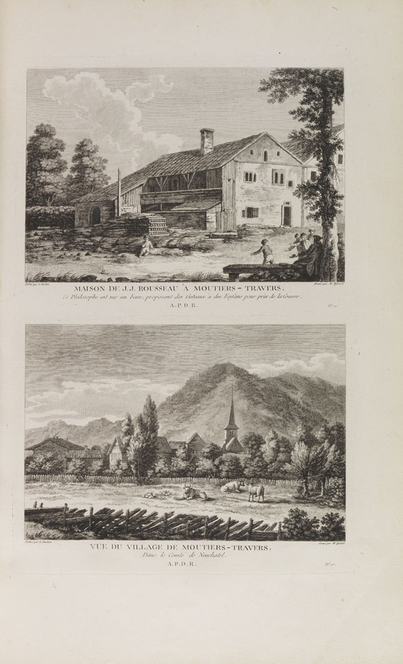 Béat Fidelé Antoine de Zurlauben - Tableaux de la Suisse. 5 Bände in 4