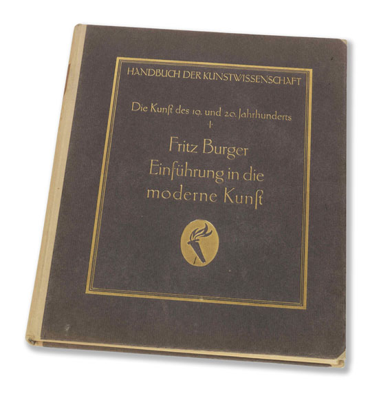 Alberto Giacometti - F. Burger, Einführung in die moderne Kunst. Mit 4 Bleistiftzeichnungen.