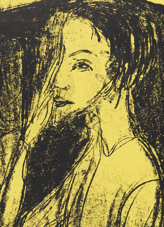 Ernst Ludwig Kirchner - Bildnis Frau Nelly Fehr - 