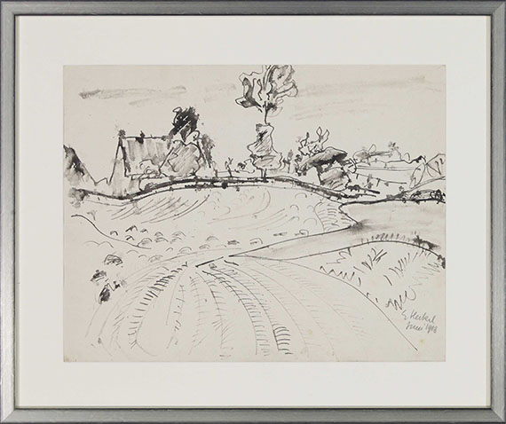Erich Heckel - Landschaft Mellingstedt (Lemsahl) - Frame image