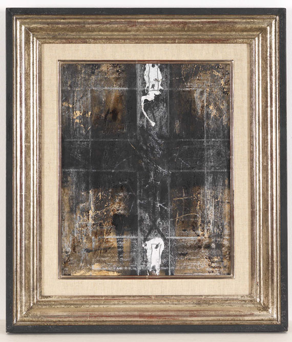 Antoni Tàpies - Paper with two marks - Frame image
