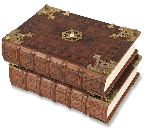 Gutenberg-Bibel - Faksimile der Gutenbergbibel, 2 Bände, und Kommentar