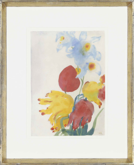 Emil Nolde - Tulpen und Iris - Frame image