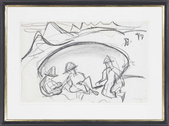 Ernst Ludwig Kirchner - Knaben am See - Frame image