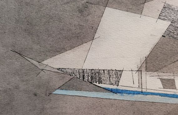 Lyonel Feininger - Under Shortened Sail - 