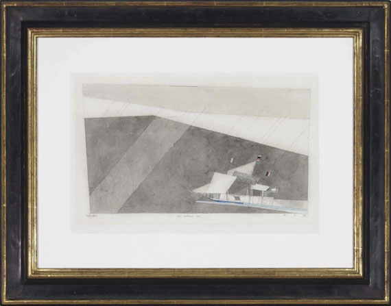 Lyonel Feininger - Under Shortened Sail - Frame image