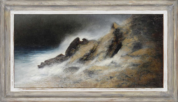 Karl Wilhelm Diefenbach - Stürmische Meeresbucht - Frame image