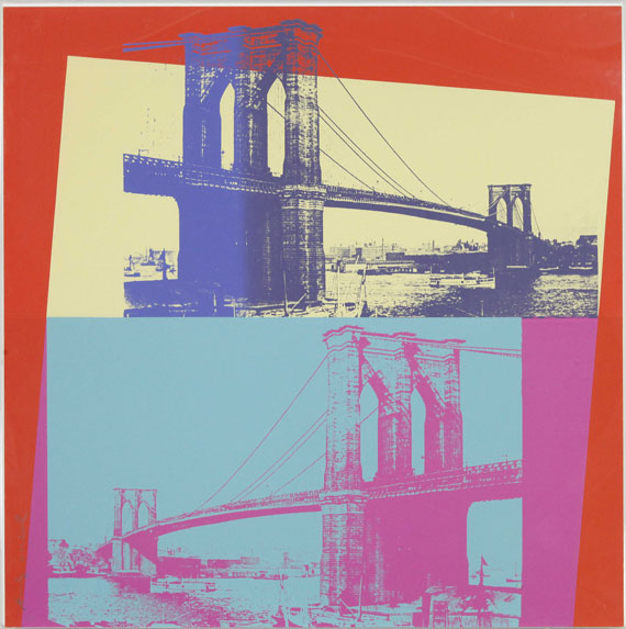 Andy Warhol - Brooklyn Bridge - Frame image