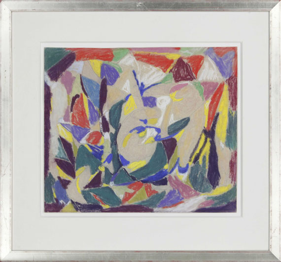 Adolf Hölzel - Abstrakte Komposition - Frame image