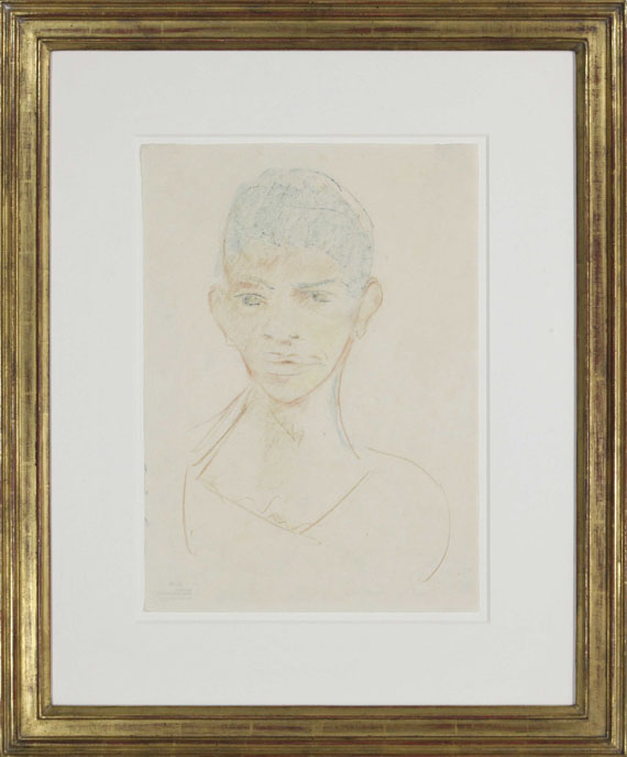 Otto Mueller - Mädchenkopf - Frame image