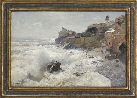 Gustav Schönleber - Quinto al Mare (Genua) - Frame image