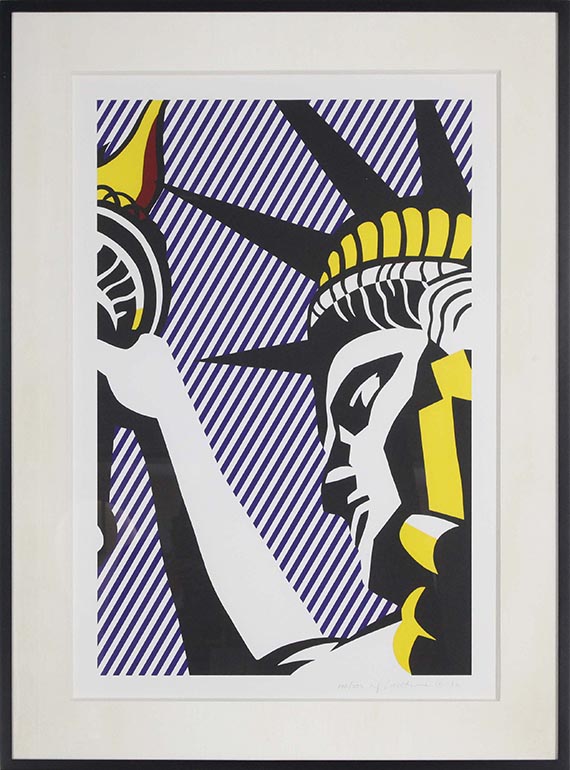 Roy Lichtenstein - I love liberty - Frame image