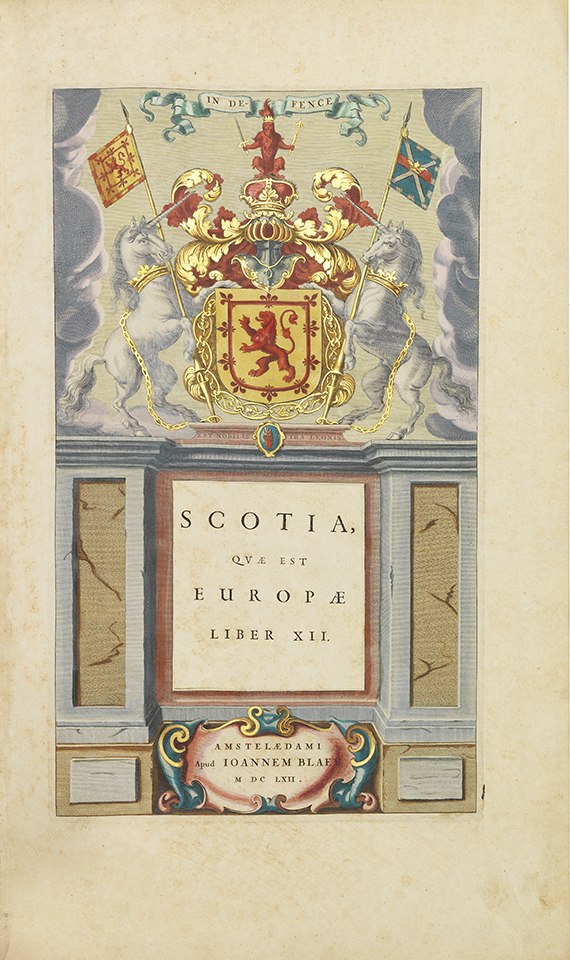 Joan Blaeu - Geographiae Blavianae volumen sextum ... Scotia (&) Hibernia