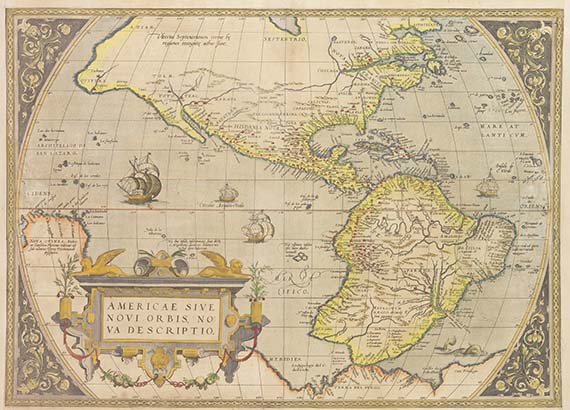 Abraham Ortelius - 4 Kontinentkarten