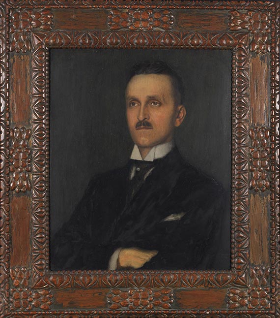 Franz von Stuck - Herrenbildnis (Heinrich Butzer) - Frame image