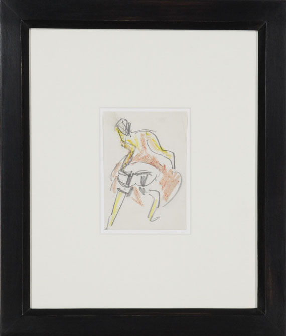 Ernst Ludwig Kirchner - Cancan-Tänzerin - Frame image