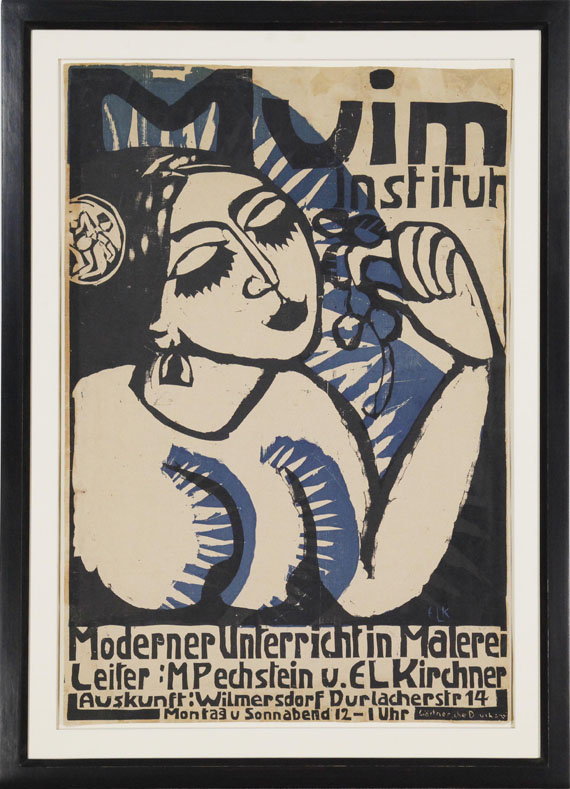 Ernst Ludwig Kirchner - Plakat Muim-Institut - Frame image