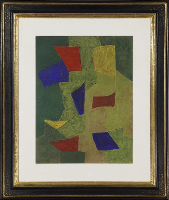 Serge Poliakoff - Composition abstraite - Frame image