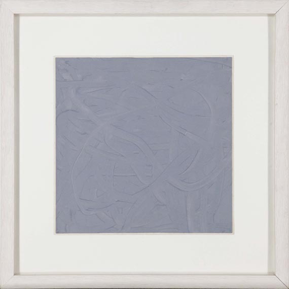 Gerhard Richter - Vermalung (Grau) - Frame image