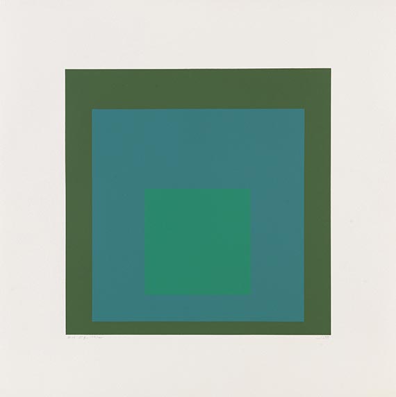Josef Albers - 6 Bll.: Homage to the Square - 