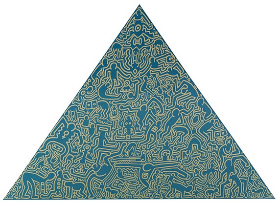 Haring - Pyramid (blau)