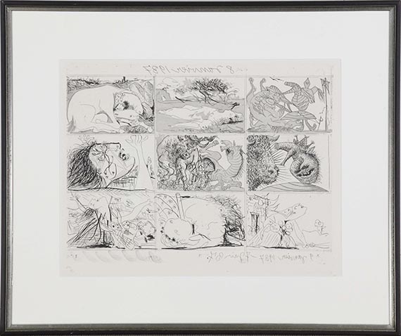 Pablo Picasso - Sueno y mentira de Franco - Planches I et II - Frame image