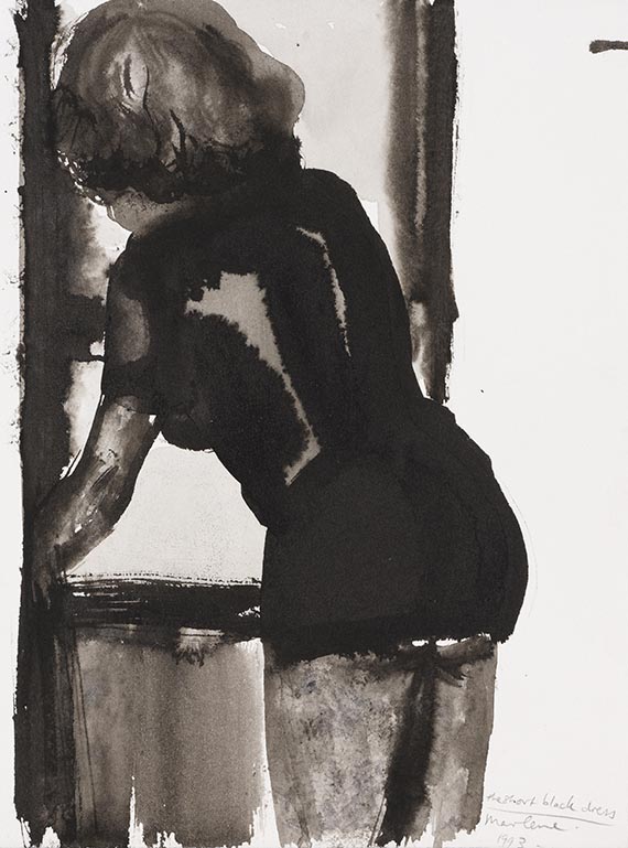 Marlene Dumas - The short black dress
