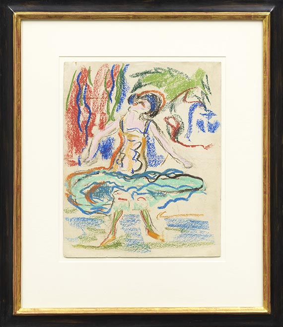 Ernst Ludwig Kirchner - Kabarett-Tänzerin - Frame image
