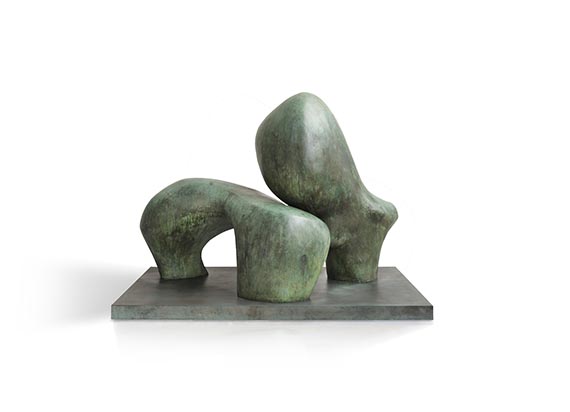 Henry Moore - Working Model for Sheep Piece - Back side