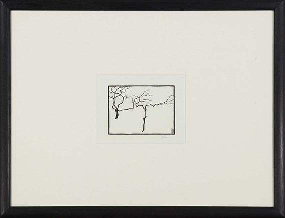 Karl Schmidt-Rottluff - Bäume im Winter - Frame image