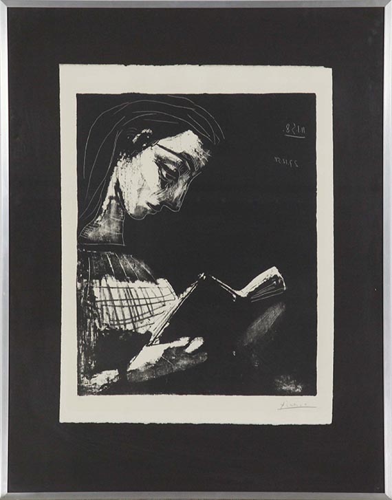 Pablo Picasso - Jacqueline lisant - Frame image