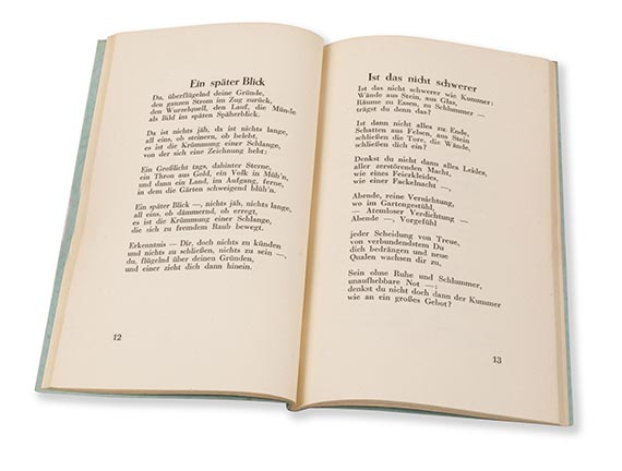 Gottfried Benn - Zweiundzwanzig Gedichte - 