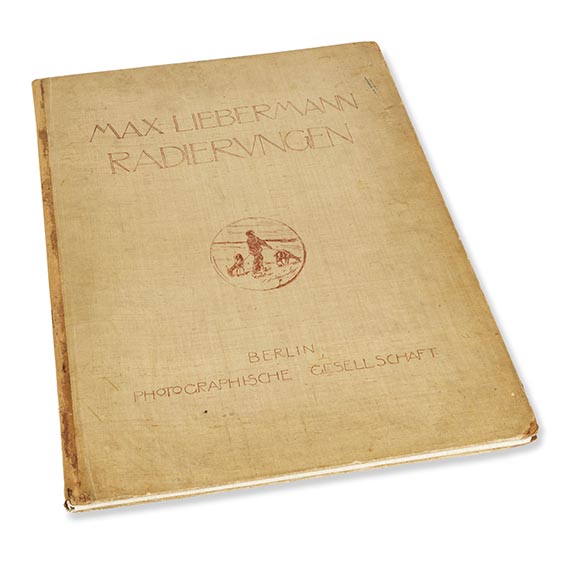 Max Liebermann - Mappe mit 14 Radierungen