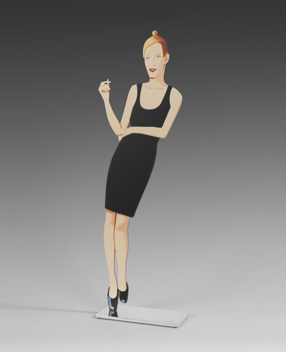 Alex Katz - Black Dress 3 (Oona) - 