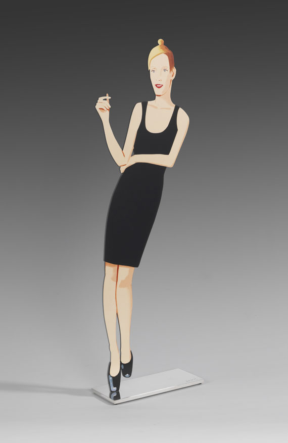 Alex Katz - Black Dress 3 (Oona) - 