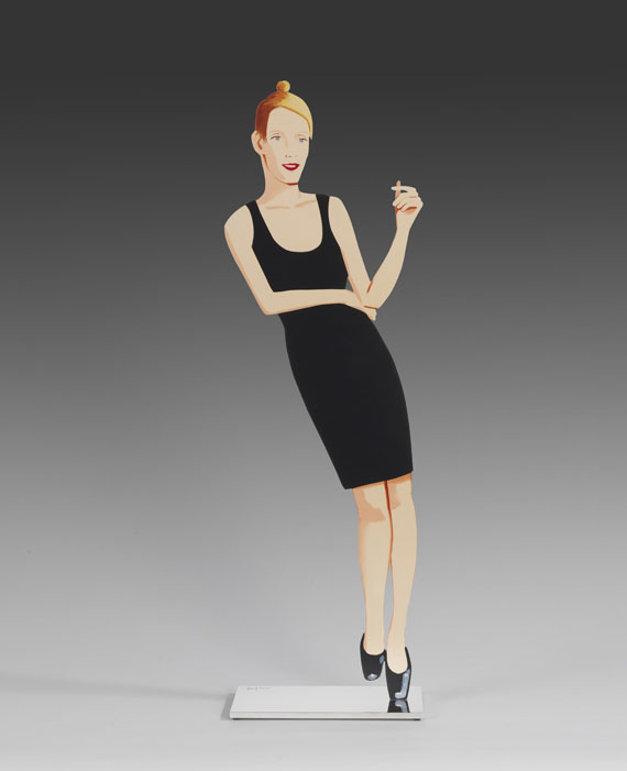 Alex Katz - Black Dress 3 (Oona)