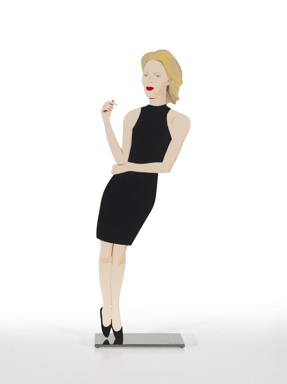 Alex Katz - Black Dress 8 (Ruth)