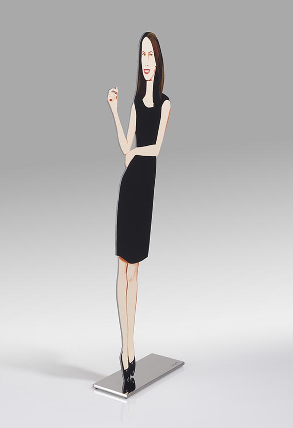 Alex Katz - Black Dress 9 (Christy) - 