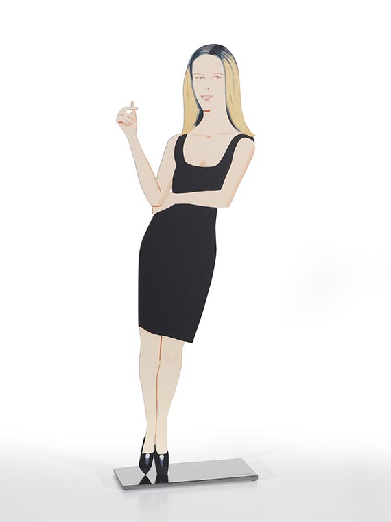 Alex Katz - Black Dress 6 (Yvonne)