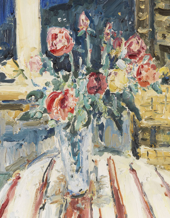 Franz Frank - Rosen bei Lampenlicht - 